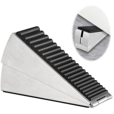 Butée de Porte - Inox - Réglable - 128x45.4x79.6cm - 220g - Cale Porte Sol