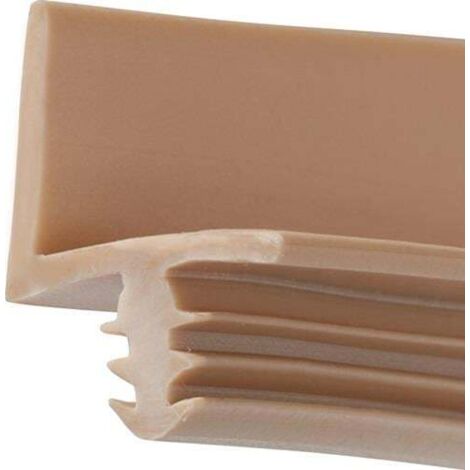 Butée de porte L 2755 L.5m à fraiser TPE blk beige ELLEN