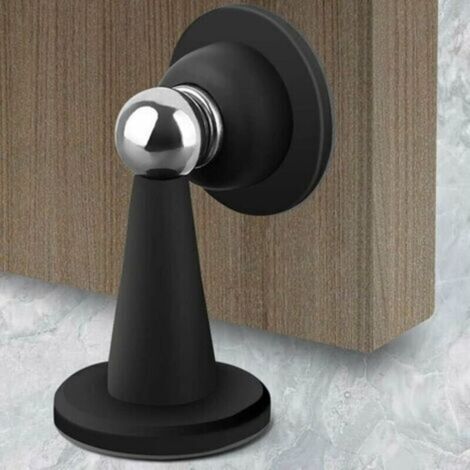 Butée De Porte Magnétique, Arrêts De Portes En Silicone Amovible Et Lavable, Butoirs De Porte Au Sol Autocollantes, Butée De Porte Muette Anti-collision Pour Coin De Mur, Salle De Bain, Chambre