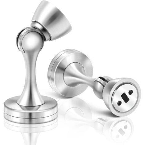 Butée de porte magnétique en acier inoxydable pour plinthes, extérieur, terrasse, jardin, porte coupe-feu