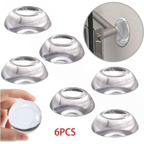 Butée de porte,Butoir de porte tampon en silicone,Protecteur de Coin de Table,Butée de Poignée de Porte Murale,Amortisseur de Porte