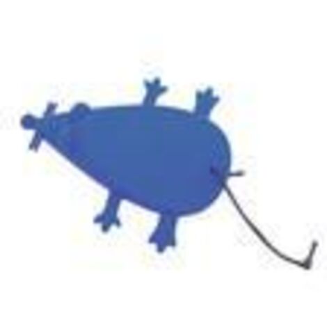 Butée de porte,Universel Silicone Souris Porte Bouchon, Cale Porte Doigt Protecteur (Lot de 1, bleu marin