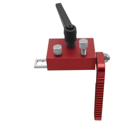 Butée de rail d'onglet pour le travail du bois, type 75, alliage d'aluminium, manuel A
