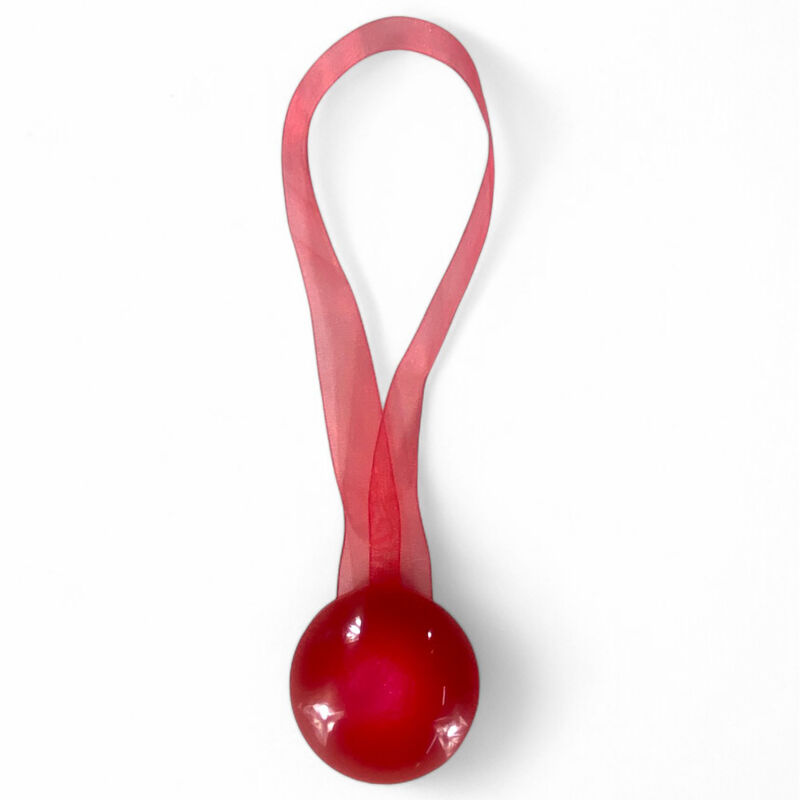 Butée de rideau magnétique rouge « Modern » - 1 pièce, design élégant, super puissant Butée de rideau magnétique rouge « Modern » - 1 pièce, design élégant, super puissant