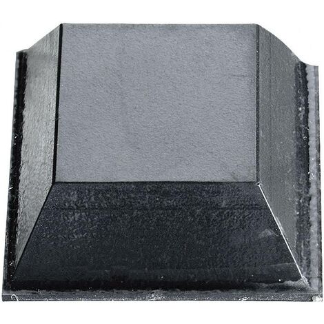 Butée de suspension 3M SJ5023S autocollant, carré noir (L x l x H) 20.6 x 20.6 x 7.6 mm 1 pc(s) S53657