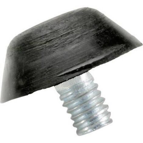 Butée de suspension PB Fastener 110718 cylindrique noir (Ø x H) 15 mm x 15 mm 1 pc(s) S24070