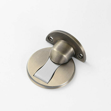 Butée Porte Magnétique,Butée Porte Support Loquet Butoir Porte Métal,304 Acier Inoxydable Résistant（3pcs，Bronze）