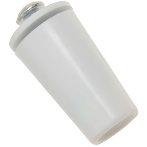 Butée volet avec vis 40 mm - Blanche