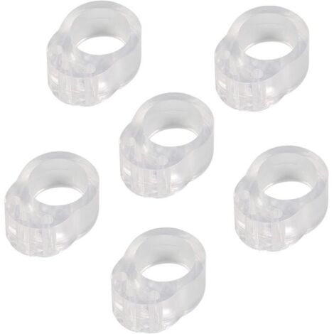 Butées de Porte en PVC Transparentes – Blocs Anti-Choc pour Portes et Murs, Protection Poignées et Revêtements Muraux en Caoutchouc