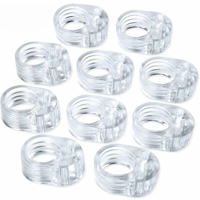 Trimec - Butées de Porte,10 Pièces Porte Caoutchouc Mise a Niveau Arret de Porte Silicone,Stop-Portes Poignée de Porte Butée Porte Bumper Mur