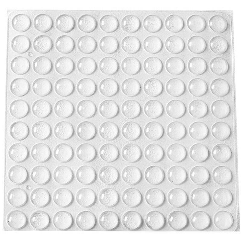 Butées de Protection en Caoutchouc, 200 PCS Arrêts de Portes Mural, Tampons de Porte, Nouveau Matériau Réutilisable, Transparente Pieds Adhésifs