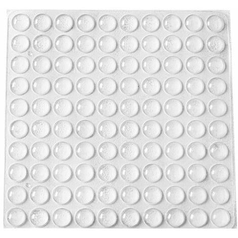 Butées de Protection en Caoutchouc, 200 PCS Arrêts de Portes Mural, Tampons de Porte, Nouveau Matériau Réutilisable, Transparente Pieds Adhésifs Anti-Choc Pour Protéger Les Murs et Meuble.(8×1,5mm)，HA
