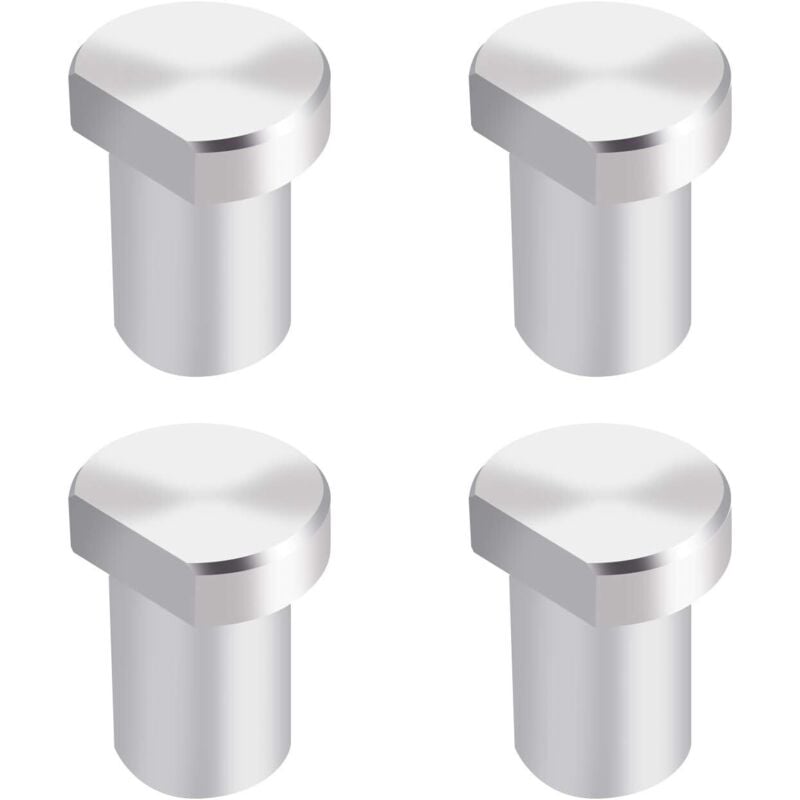 Image of 4 Stück Werkbankstopper, Edelstahl-Zapfenblöcke, festes Zubehör für Holzbearbeitungstische