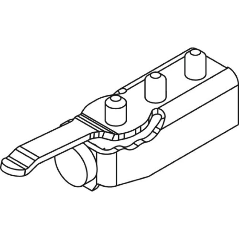 Butées seules Junior 40 pour vantail de 40 kg - type z et b Hawa