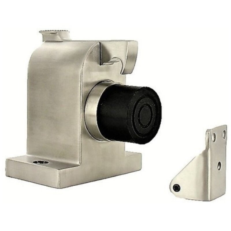 Butoir Porte Lourde ' Klose Besser vec Crochet , Inox 304 , Finement Poli.