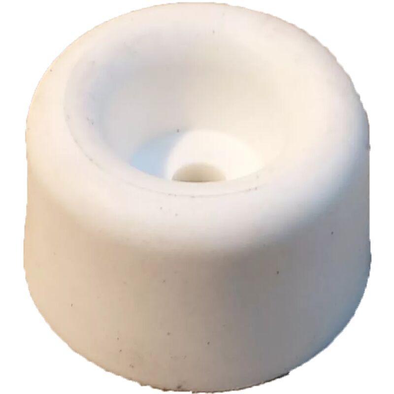 Butoir caoutchouc ø 30 ht 18 en sachet de 10 pièces coloris blanc Interges