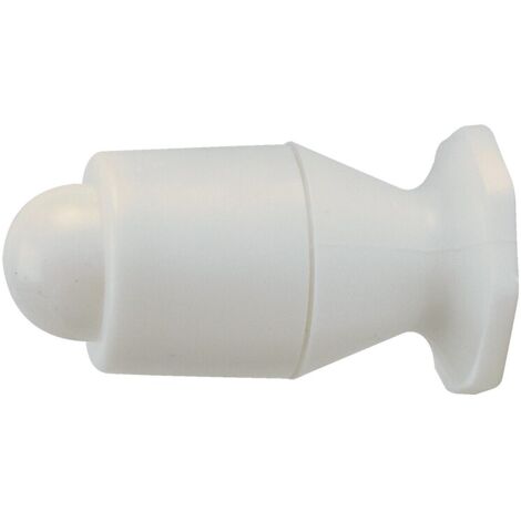 Butoir de plinthe en plastique diamètre 32 en longueur 68 coloris blanc - GUITEL-POINT M