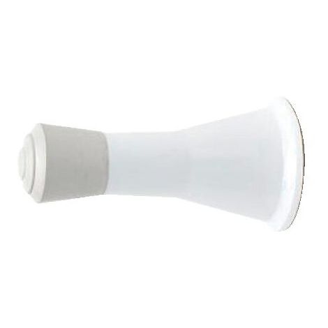 Butoir de plinthe plastique adhésif type Eiffelor diamètre 36 x longueur 72 mm blanc B 5 - CIVIC