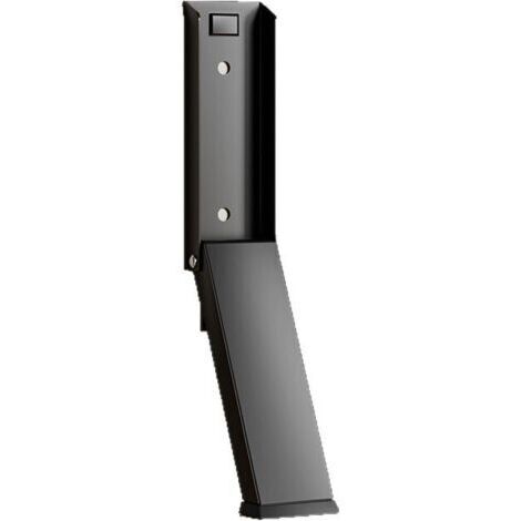 Butoir de porte en acier inoxydable avec embout antidérapant en caoutchouc pour maintenir les portes en place dans les bureaux, sur les balcons et autres espaces intérieurs.