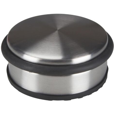 Butoir de porte en acier inoxydable rond sans perçage