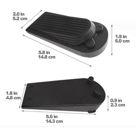 Butoir de porte facile à écarter, protège-doigts Flexible, butoir de porte au sol, anti-rayures, 4 paquets