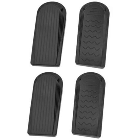 Butoir de porte facile à écarter, protège-doigts Flexible, butoir de porte au sol, anti-rayures, 4 paquets