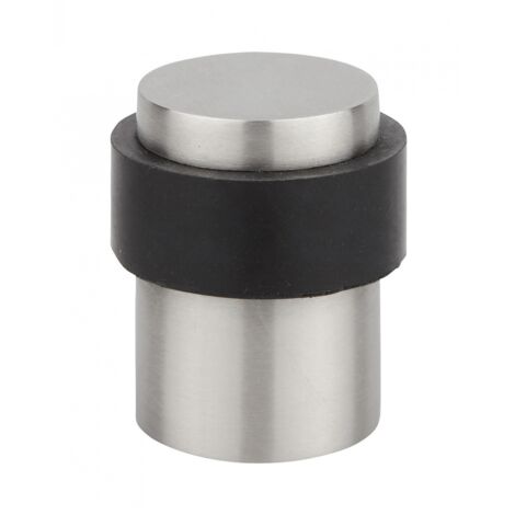 Thirard – Butoir de porte inox avec bague caoutchouc – Fixation à vis – Usage intérieur – Garantie 10 ans – Résistant aux chocs
