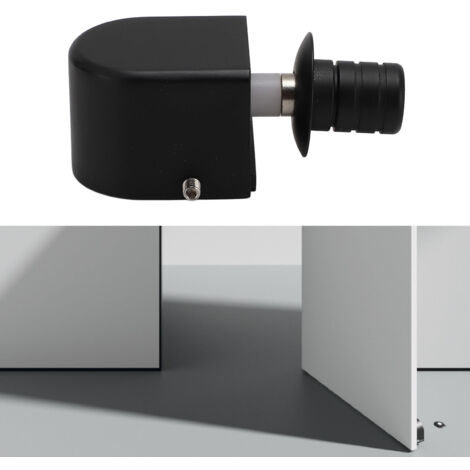 Butoir de Porte Magnétique Invisible Windproof Mécanique pour Plancher - Silencieux, Anti-Collision, Aluminium Alloy, Étanchéité Maximale 0.8 Pouces - Pour Maison, Bureau, Famille