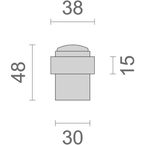 Barre de pivot 30 x 30 mm cornière droite finition apprêt gris Héraclès  BLI-BPI10001 - HERACLES 