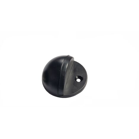 BUTOIR DEMI LUNE au sol COULEUR INOX ou NOIR Noir