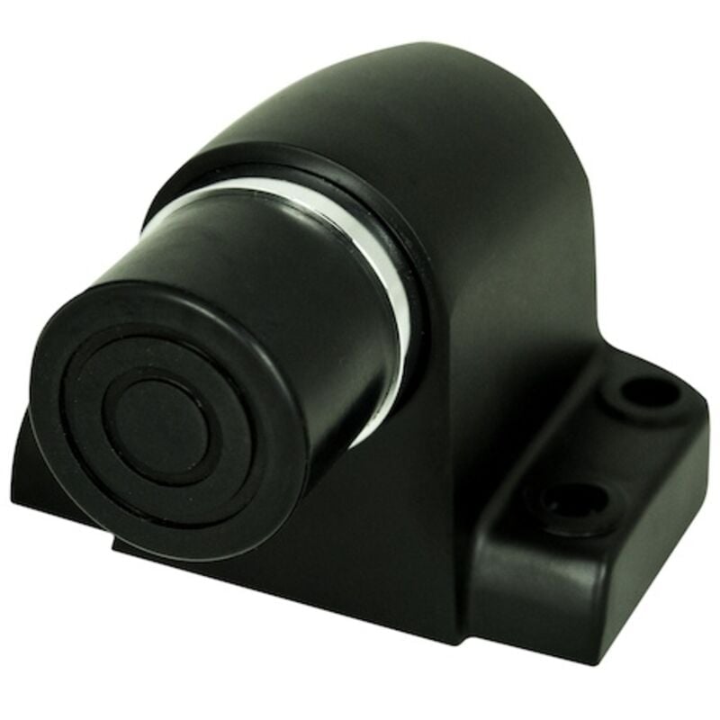 Butoir de porte renforcé à ressort - aluminium - noir Design Mat