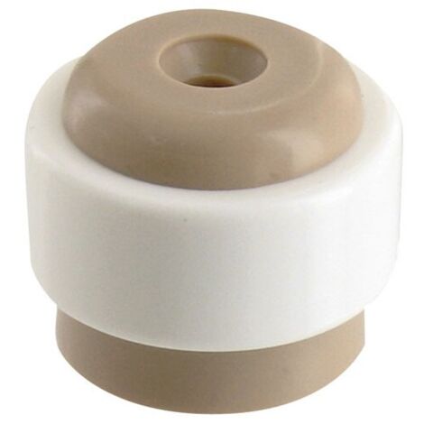 Butoir Sol Plastique Beige D.35mm Blister De 1 - Vynex