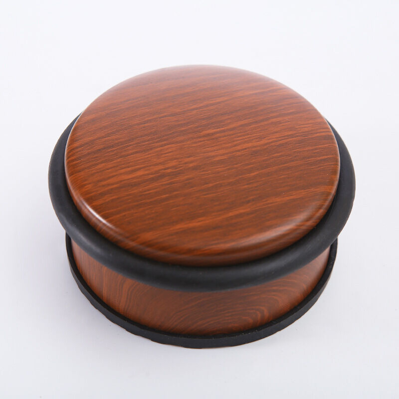 Butoirs de Porte en Bois - Cale Porte Auto-Adhésive - Bloque Porte Adhésif - Butoir de Porte Sol Design Bois de Chêne