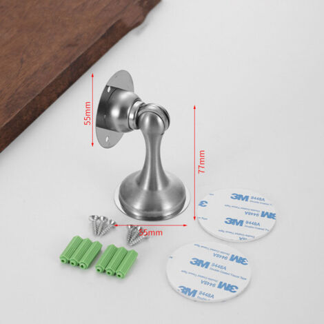 butoirs de porte magnétiques en acier inoxydable