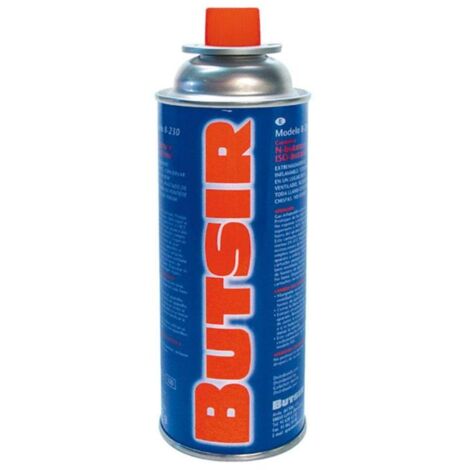 butsir cartucho butano b-250  230 gr cocina portatil carb0002