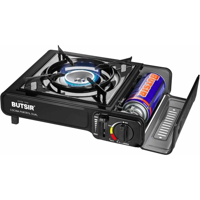 

Butsir MS-1000 Dual Cocina portátil para Cartucho 227 Gramos