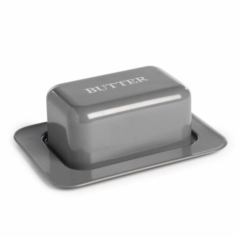 Butter Dish with Lid in Grey | M&W - Grey