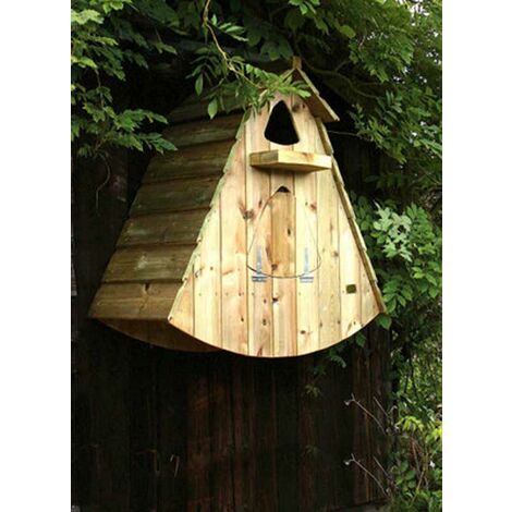 Buttercup Barn Owl Box - Pressure Treated Red Pine - W55 x H103.8 cm