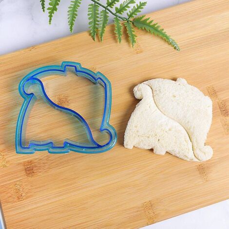 Butterfly sandwich crust cutter, heart-shaped, dinosaur