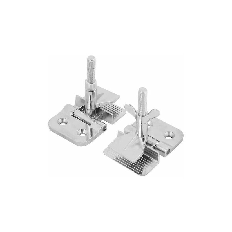 Butterfly-Scharnierklemme, 2 Klemmen/Klemmen-Set für Siebdruck, Metall-Butterfly-Rahmenscharnierklemme, DIY-Werkzeug, mit breiten Rändelschrauben