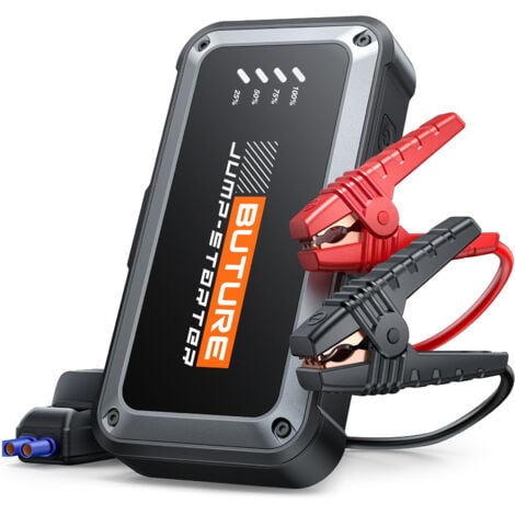 Buture Avviatore Batteria Auto 4000A,16800mAh, 12V vviatore di emergenza per auto (fino a 9,0L benzina e 8,5L diesel),Portatile Booster Avviamento con morsetti intelligenti, lampada a LED
