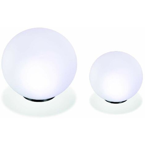 BUVTEC 2er Set Solar Leuchtkugel, 30 und 20 cm