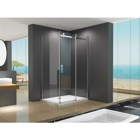 BuyLando - Ela 120x90x195 cm Box doccia angolare incl. piatto doccia