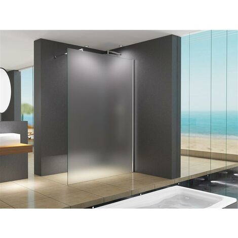 BuyLando LiLy 160x200 cm Schermo doccia in vetro satinata