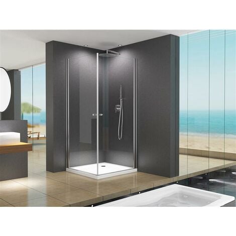Buylando - Sofia 100x90x195 cm Box doccia angolare incl. piatto doccia