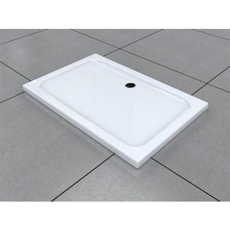 BuyLando.Shop 120 x 90 cm Duschtasse Duschwanne Acrylwanne Acryl Brausewanne 5 cm flach