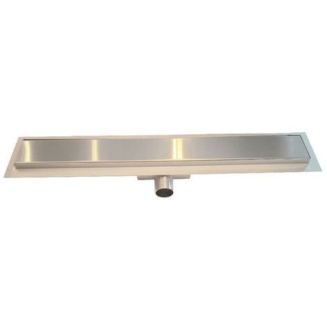 BuyLando.Shop 90cm Edelstahl Flach Duschrinne Duschablauf Ablaufrinne Glatt