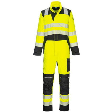 Buzo de alta visibilidad resistente a la llama tejido Modaflame PW3 FR507 XXL Amarillo / Negro
