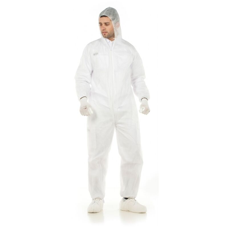 

Steelgen - Buzo desechable Polipropileno con cremallera Categoría 1 Talla M Steelpro