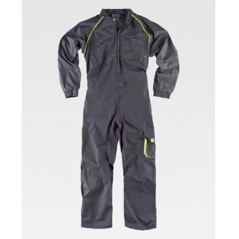 Buzo Future 2461FW | 62/64 - Gris+Amarillo A.V.